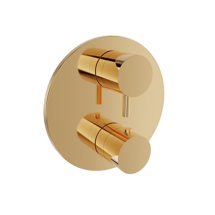 BARIL ZIP B66 T66-9531-01 Trim only for thermostatic pressure-balanced shower control valve with 3-way diverter (shared port)