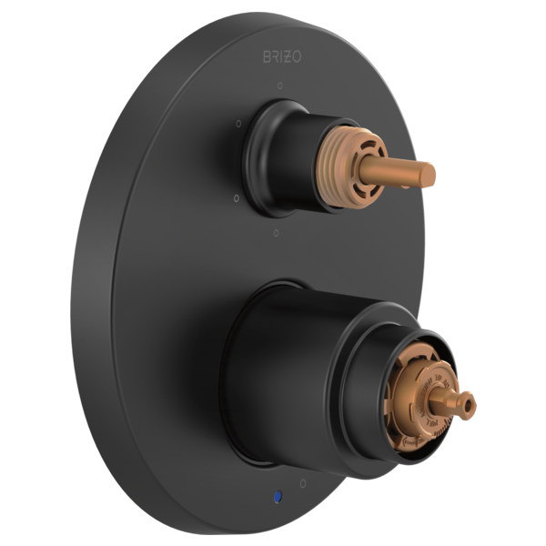 BRIZO T75P675 Pressure Balance Valve with Integrated 6-Function Diverter Trim - Lever Handles Secondary image