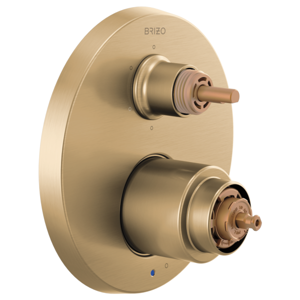 BRIZO T75P675 Pressure Balance Valve with Integrated 6-Function Diverter Trim - Lever Handles