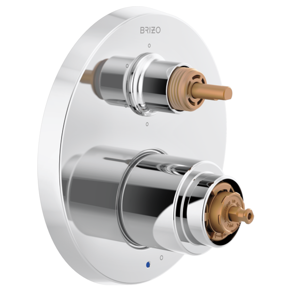 BRIZO T75P675 Pressure Balance Valve with Integrated 6-Function Diverter Trim - Lever Handles