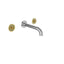 BARIL Air B80 T80-8046-00L Trim Only For Two Handles Wall-Mounted Lavatory Faucet, Drain Not Included - polished-chrome - Symmetrical