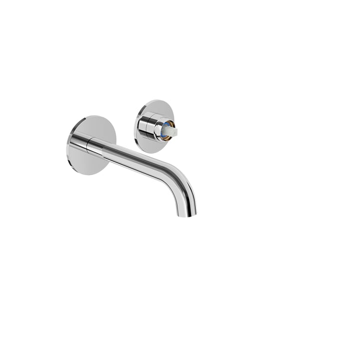 BARIL Air B80 T80-8106-00L Trim Only For Single Lever Wall-Mounted Lavatory Faucet, Drain Not Included - warm-gold - Asymmetrical