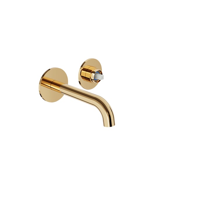 BARIL Air B80 T80-8106-00L Trim Only For Single Lever Wall-Mounted Lavatory Faucet, Drain Not Included - gold - Asymmetrical