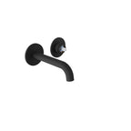 BARIL Air B80 T80-8106-00L Trim Only For Single Lever Wall-Mounted Lavatory Faucet, Drain Not Included - black - Asymmetrical