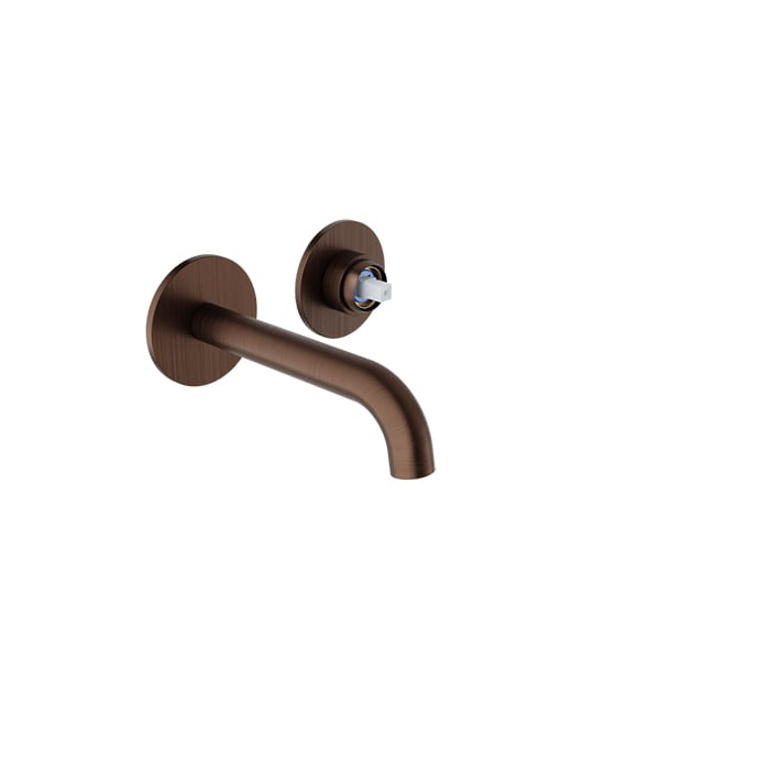 BARIL Air B80 T80-8106-00L Trim Only For Single Lever Wall-Mounted Lavatory Faucet, Drain Not Included - venetian-bronze - Asymmetrical