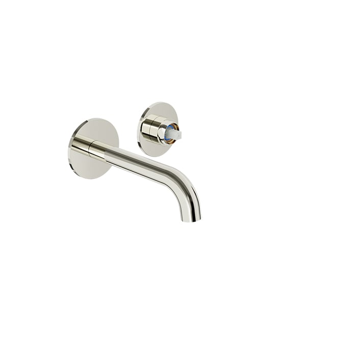 BARIL Air B80 T80-8106-00L Trim Only For Single Lever Wall-Mounted Lavatory Faucet, Drain Not Included - polished-nickel - Asymmetrical
