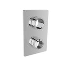 BARIL Air B80 T80-9192-00 Trim Only For Pressure-Balanced Shower Control Valve With 3-Way Diverter (Without Handle) - matte-white - Asymmetrical