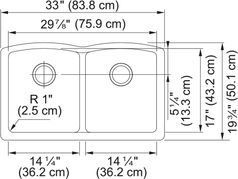 FRANKE ELG120 ELLIPSE UM GRN DBL 36CAB GRANITE COMPOSITE SINK Secondary image