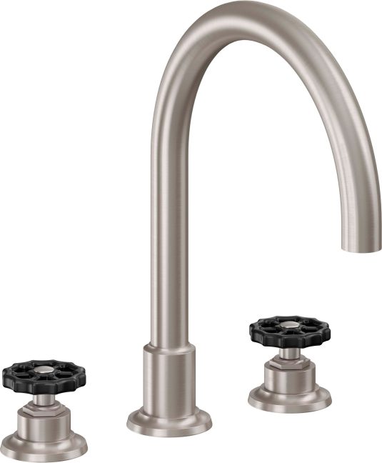 CALIFORNIA FAUCETS 8108WB Descanso Works Complete Roman Tub Set - Arc Spout