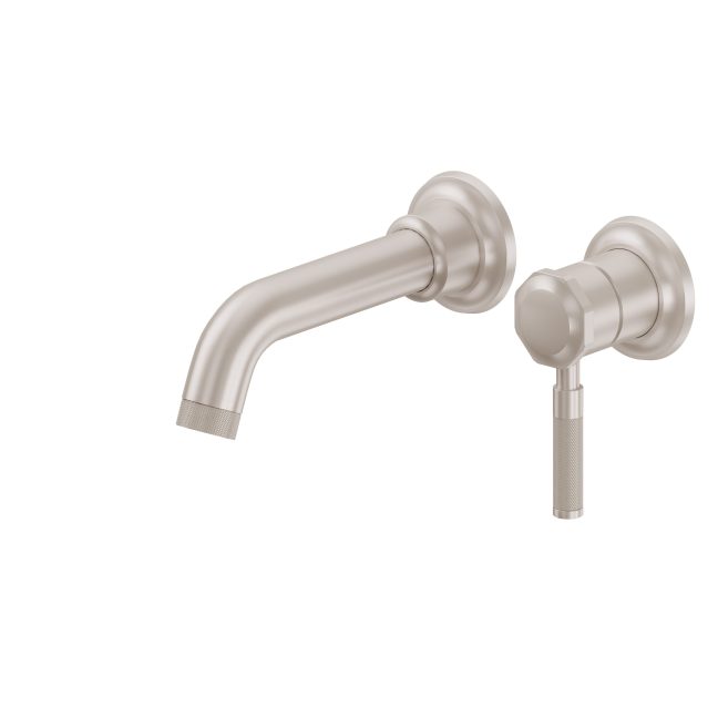 CALIFORNIA FAUCETS TO-V3001K-7 Descanso Single Handle Lavatory Wall Faucet Trim Only - Knurled Handle