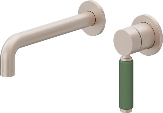 CALIFORNIA FAUCETS TO-V4101-7-GP Cayucos Single Handle Lavatory Wall Faucet Trim Only