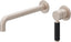 CALIFORNIA FAUCETS TO-V4101-9-ADC Cayucos Single Handle Lavatory Wall Faucet Trim Only - Art Deco Handle