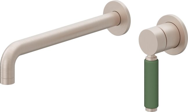CALIFORNIA FAUCETS TO-V4101-9-GP Cayucos Single Handle Lavatory Wall Faucet Trim Only