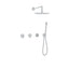 BARIL ZIP B66 TRO-3302-66 Trim only for thermostatic shower kit