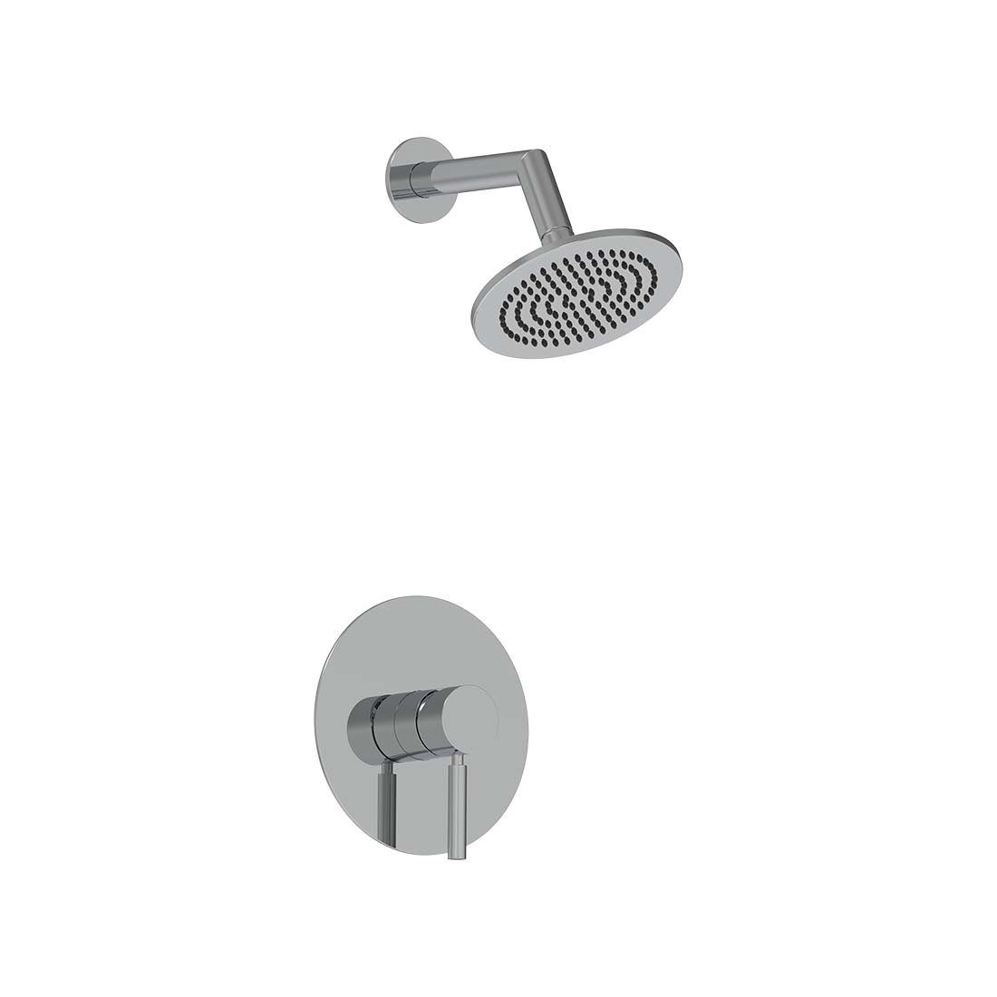 AQUALEM TSKP1172 Universal 1-Way RD Pressure Balance Shower Trim Set (REQ.: AQP1200.RI) Main image