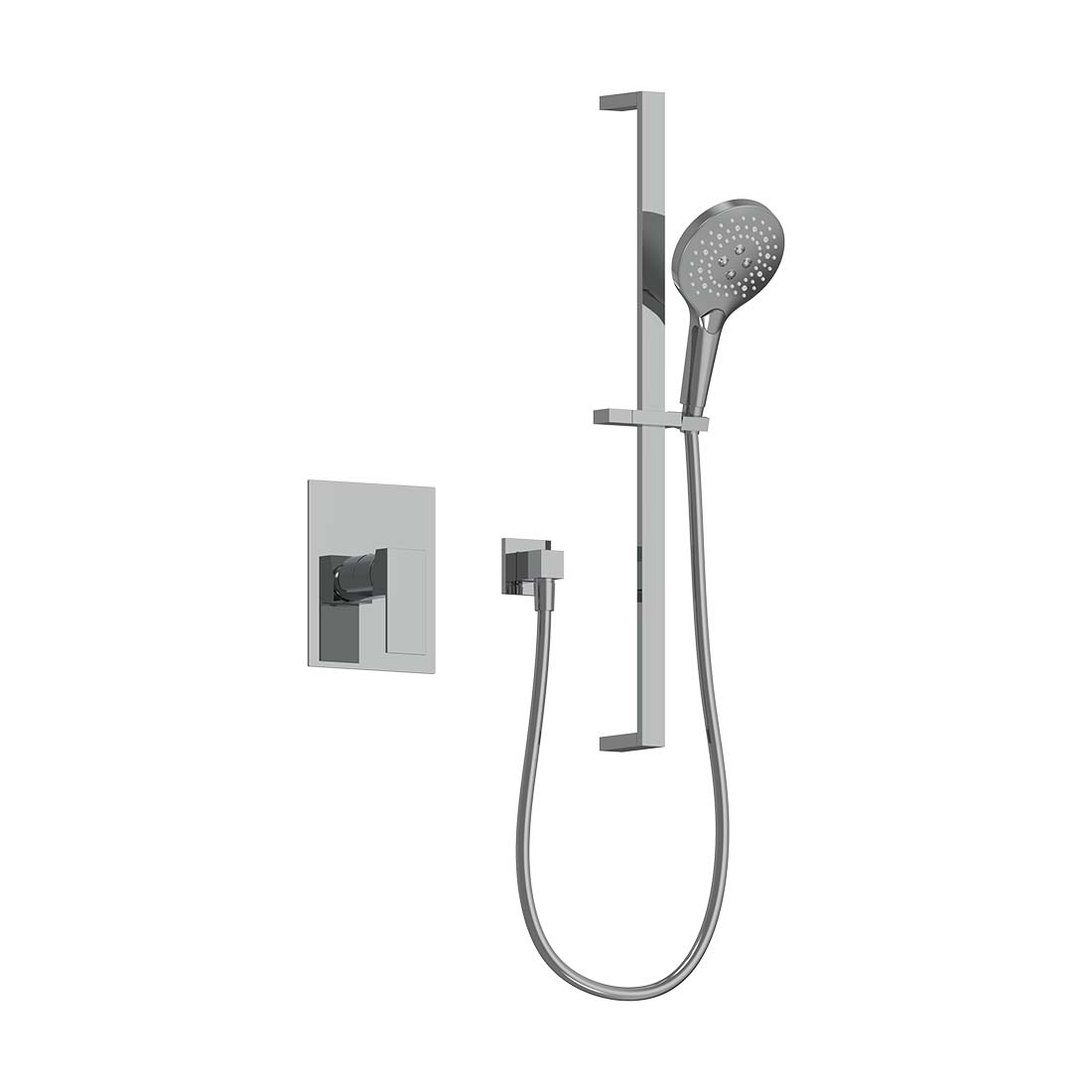 AQUALEM TSKP1273 Universal 1-Way SQ Pressure Balance Shower Trim Set (REQ.: AQP1200.RI) Main image