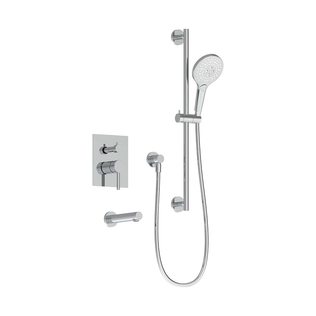 AQUALEM TSKP2123 Universal 2-Way RD Pressure Balance Shower Trim Set (REQ.: AQP5200.RI)