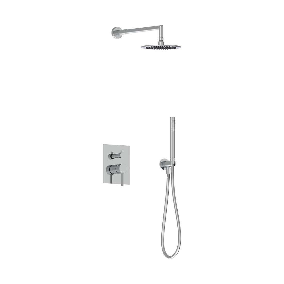 AQUALEM TSKP2132 Universal 2-Way RD Pressure Balance Shower Trim Set (REQ.: AQP5200.RI) Main image