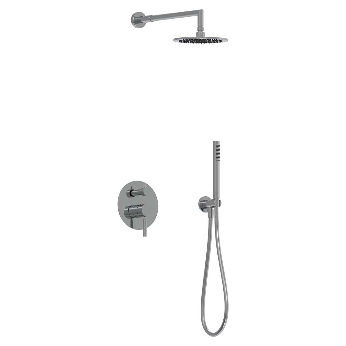 AQUALEM TSKP2152 Universal 2-Way RD Pressure Balance Shower Trim Set (REQ.: AQP5200.RI)