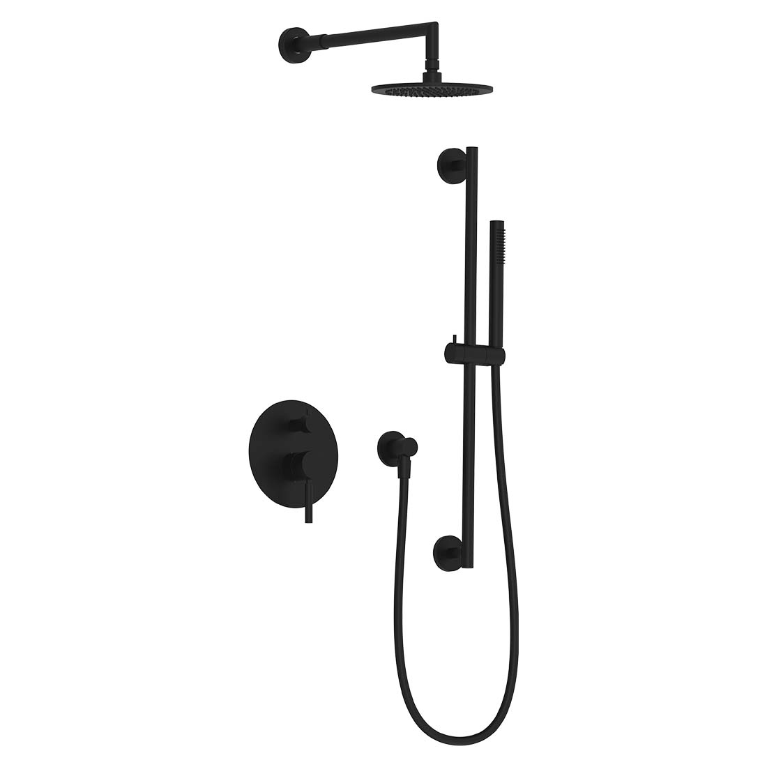 AQUALEM TSKP2153 Universal 2-Way RD Pressure Balance Shower Trim Set (REQ.: AQP5200.RI)