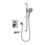 AQUALEM TSKP2223 Universal 2-Way SQ Pressure Balance Tub & Shower Trim Set (REQ.: AQP5200.RI)
