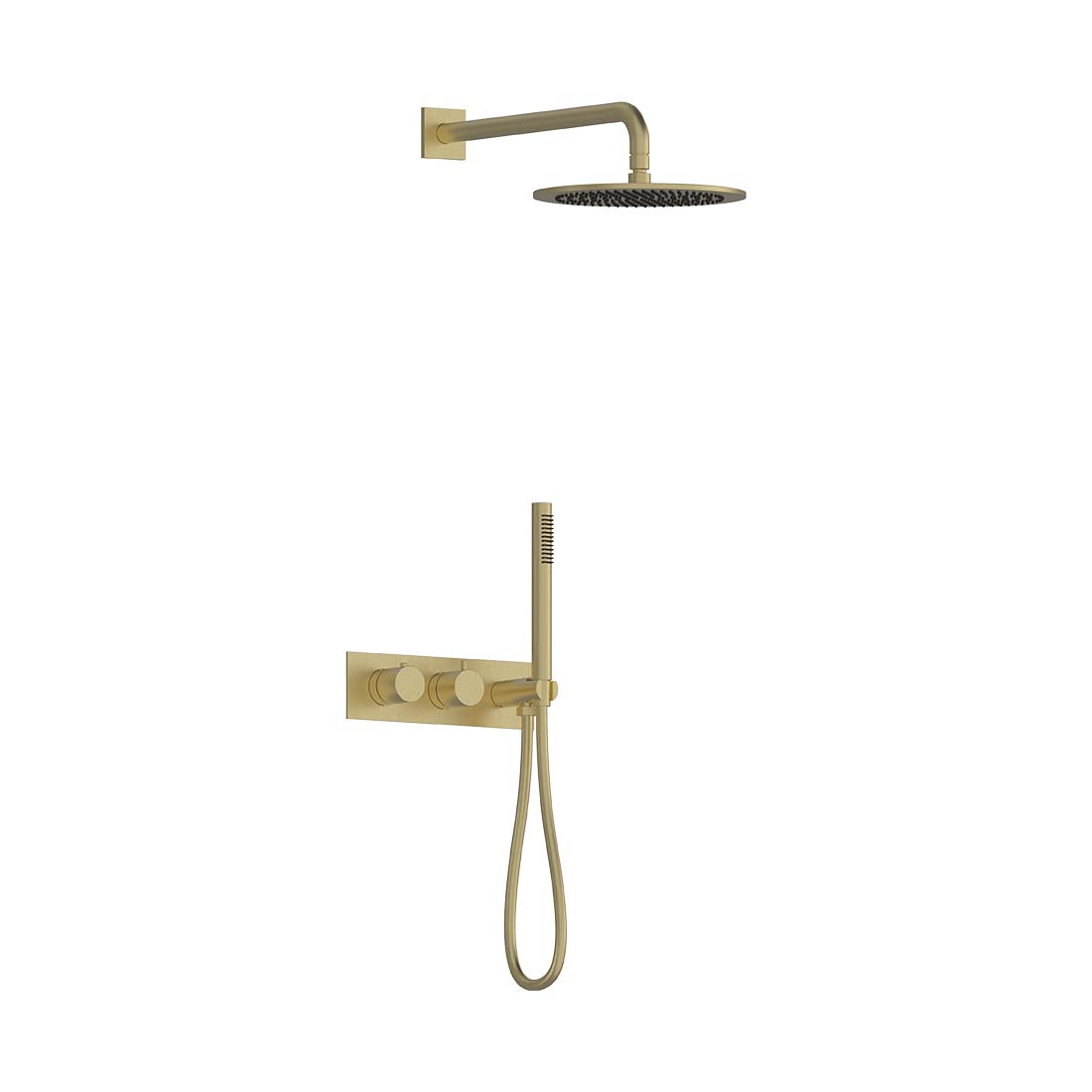 AQUALEM TSKT2104 Universal 2-Way RD Thermostatic Shower Trim Set (REQ.: HW2600.RI)
