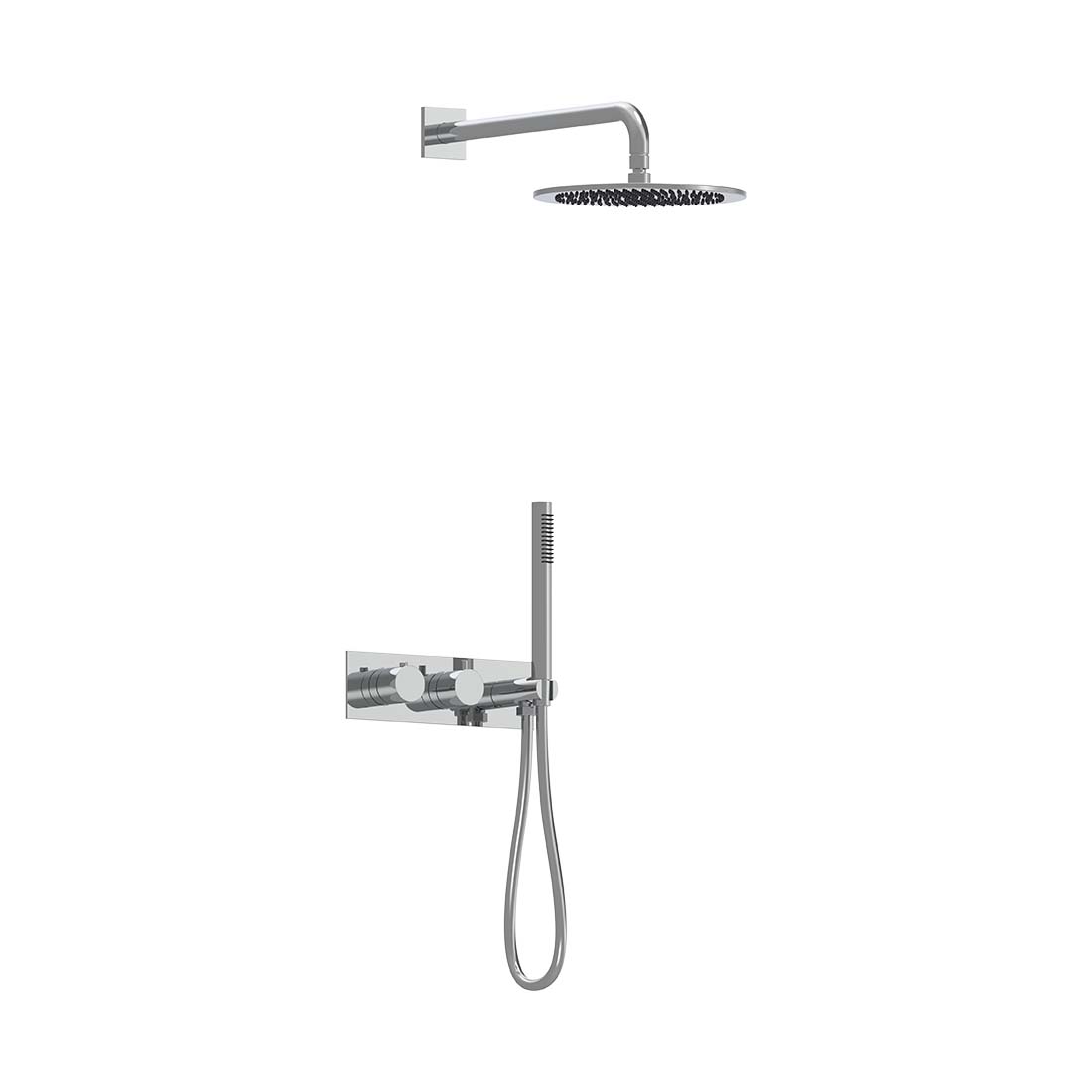 AQUALEM TSKT2104 Universal 2-Way RD Thermostatic Shower Trim Set (REQ.: HW2600.RI) Main image