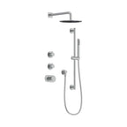 AQUALEM TSKT2123 Universal 2-Way RD Thermostatic Shower Trim Set (REQ.: VC3000.RI & TV3000.RI X2)
