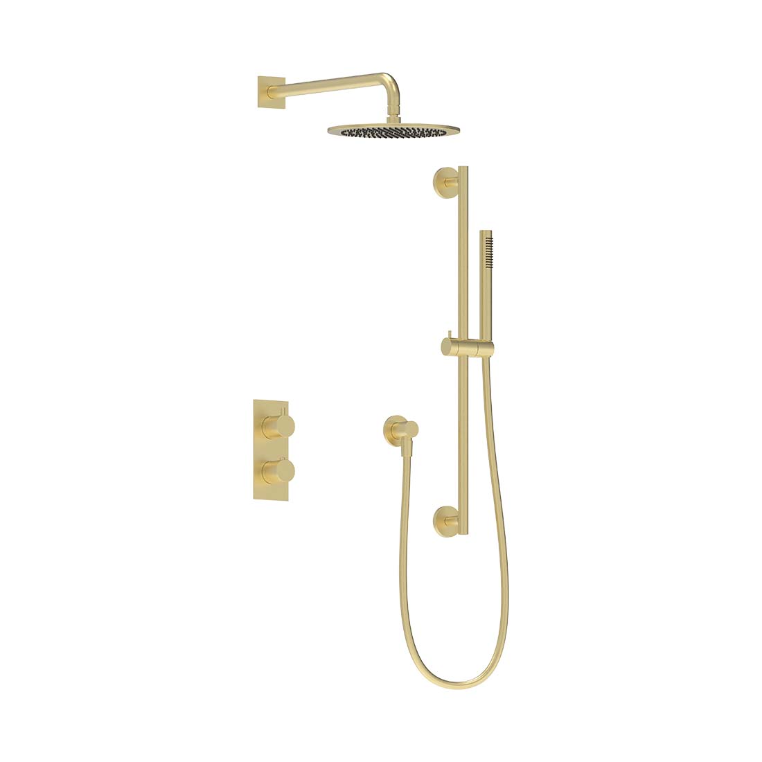 AQUALEM TSKT2133 Universal 2-Way RD Thermostatic Shower Trim Set (REQ.: HW2200.RI) Secondary image