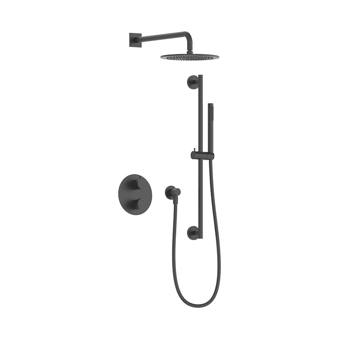 AQUALEM TSKT2143 Universal 2-Way RD Thermostatic Shower Trim Set (REQ.: HW2200.RI)