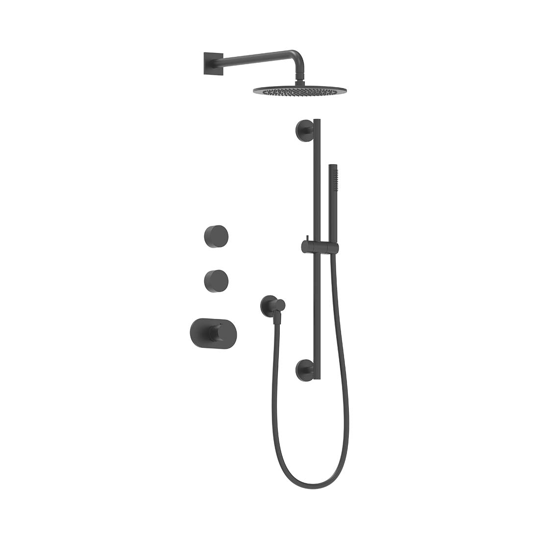 AQUALEM TSKT2153 Universal 2-Way RD Thermostatic Shower Trim Set (REQ.: TV3000.RI & VC3000.RI X2)
