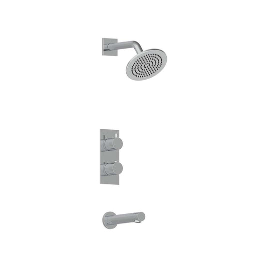 AQUALEM TSKT2172 Universal 2-Way RD Thermostatic Tub & Shower Trim Set (REQ.: HW2200.RI)