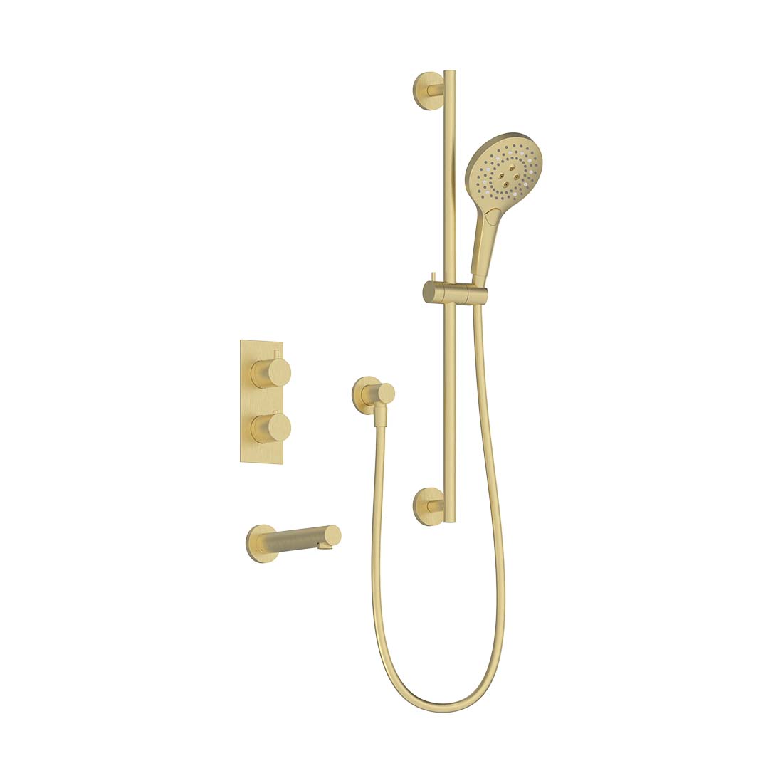 AQUALEM TSKT2173 Universal 2-Way RD Thermostatic Tub & Shower Trim Set (REQ.: HW2200.RI)