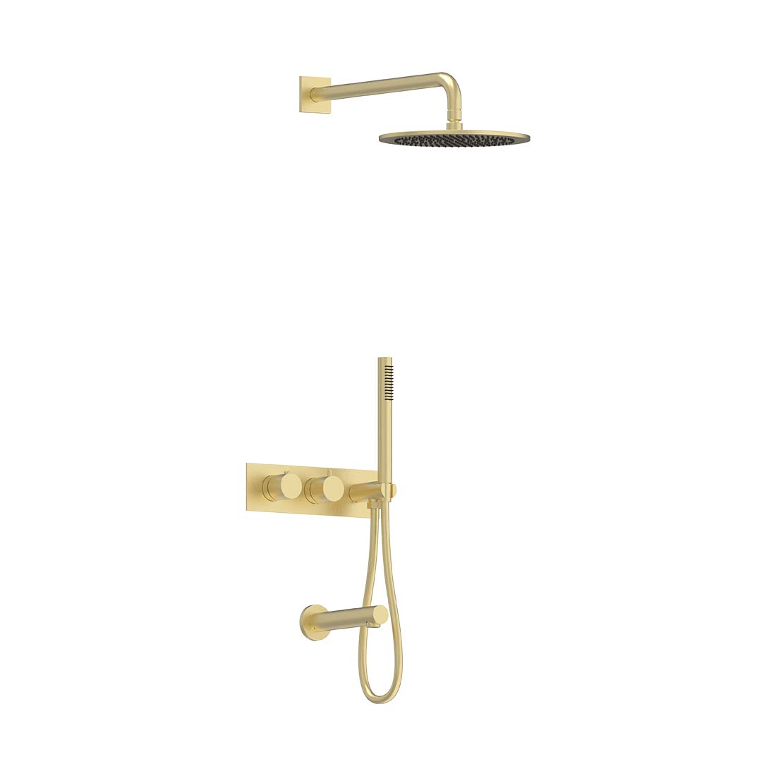 AQUALEM TSKT3104 Universal 3-Way RD Thermostatic Shower Trim Set, Tub Spout (REQ.:HW2700.RI) Secondary image