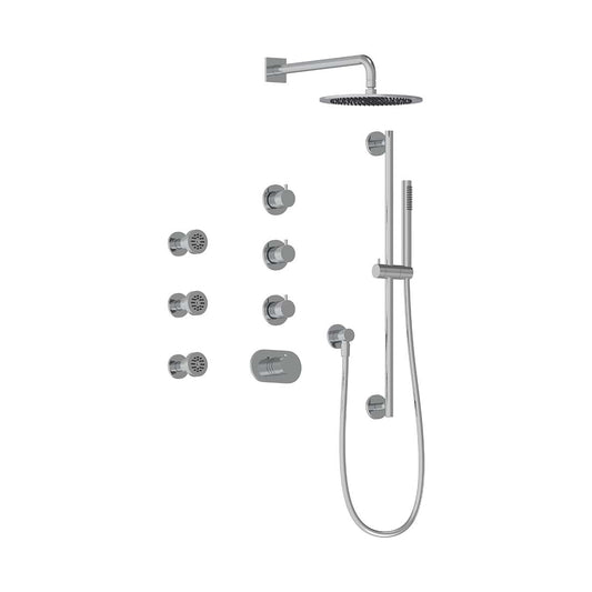 AQUALEM TSKT3113A Universal 3-Way RD Thermostatic Shower Trim Set (REQ.:TV3000.RI & VC3000.RI X3)