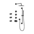 AQUALEM TSKT3113A Universal 3-Way RD Thermostatic Shower Trim Set (REQ.:TV3000.RI & VC3000.RI X3)