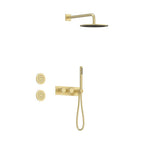 AQUALEM TSKT3134 Universal 3-Way RD Thermostatic Shower Trim Set, 2 Body Sprays (REQ.:HW2700.RI)