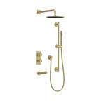 AQUALEM TSKT3143 Universal 3-Way RD Thermostatic Shower Trim Set, Tub Spout (REQ.:HW2300.RI)