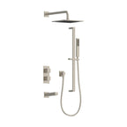 AQUALEM TSKT3223 Universal 3-Way SQ Thermostatic Shower Trim Set, Tub Spout (REQ.:HW2300.RI)