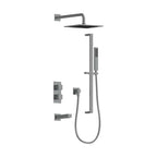 AQUALEM TSKT3223 Universal 3-Way SQ Thermostatic Shower Trim Set, Tub Spout (REQ.:HW2300.RI)