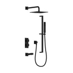 AQUALEM TSKT3223 Universal 3-Way SQ Thermostatic Shower Trim Set, Tub Spout (REQ.:HW2300.RI)