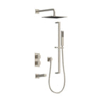 AQUALEM TSKT3223 Universal 3-Way SQ Thermostatic Shower Trim Set, Tub Spout (REQ.:HW2300.RI)