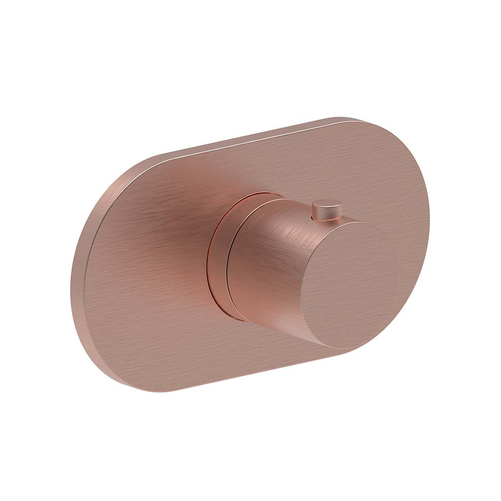 AQUALEM TV3002.TR Gio 3/4" Round Thermostatic Valve Trim (REQ.: TV3000.RI)