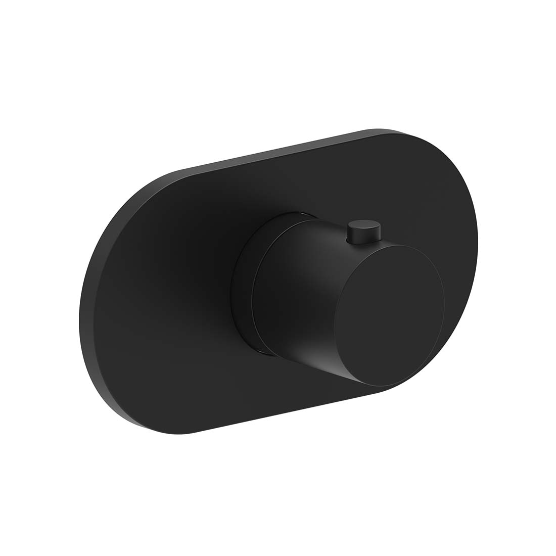 AQUALEM TV3002.TR Gio 3/4" Round Thermostatic Valve Trim (REQ.: TV3000.RI)