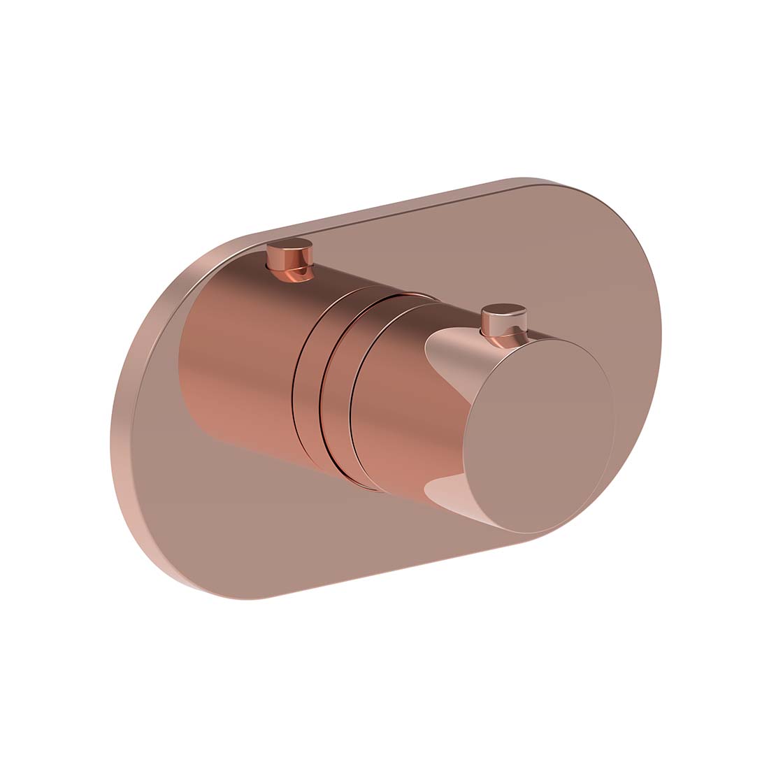 AQUALEM TV3002.TR Gio 3/4" Round Thermostatic Valve Trim (REQ.: TV3000.RI)