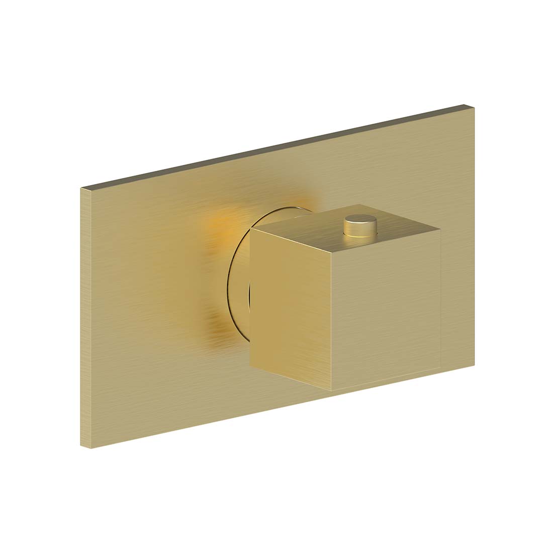 AQUALEM TV3005.TR Opus 3/4" Square Thermostatic Valve Trim (REQ.: TV3000.RI)