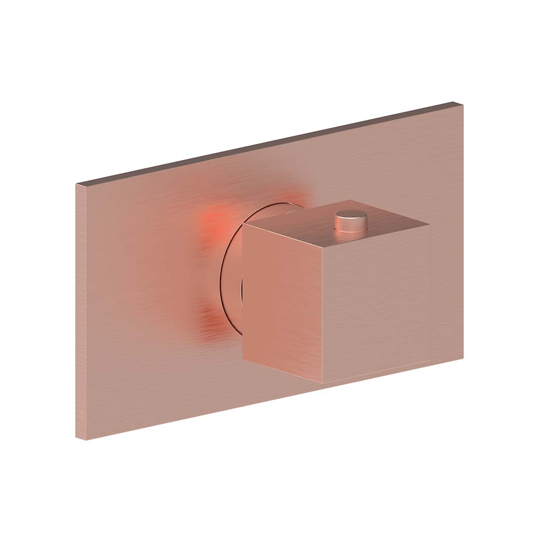 AQUALEM TV3005.TR Opus 3/4" Square Thermostatic Valve Trim (REQ.: TV3000.RI)