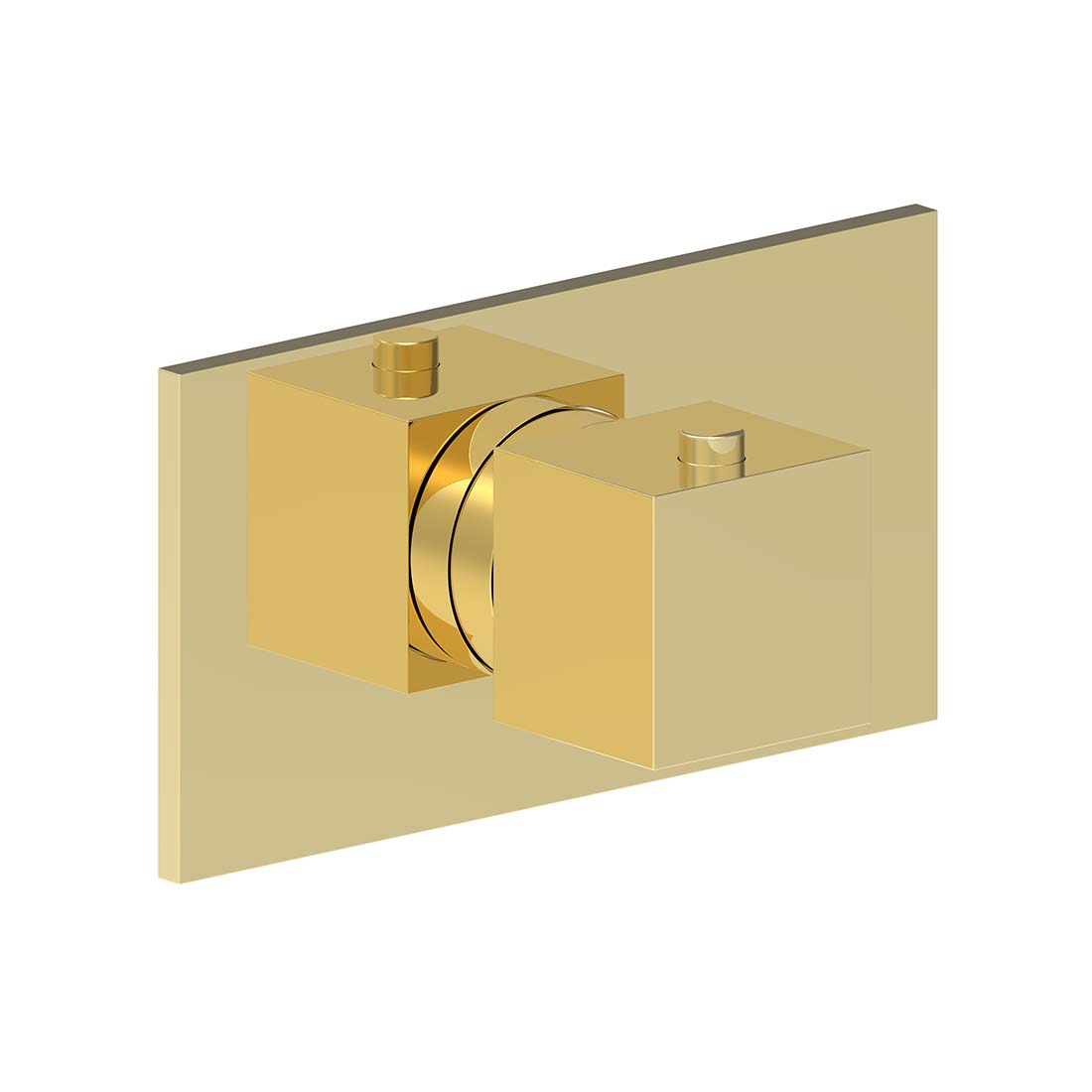 AQUALEM TV3005.TR Opus 3/4" Square Thermostatic Valve Trim (REQ.: TV3000.RI)