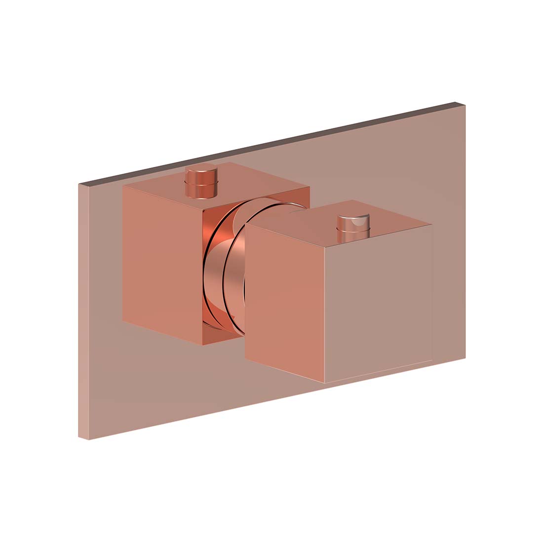 AQUALEM TV3005.TR Opus 3/4" Square Thermostatic Valve Trim (REQ.: TV3000.RI)