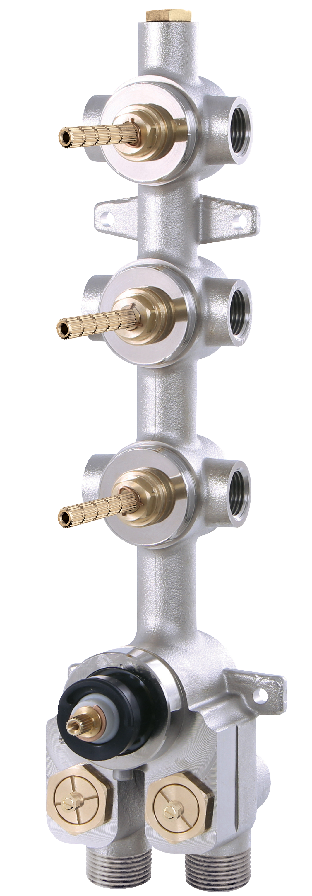 Aquabrass Shower Valves T 12003 Turbo Thermo Valve with 3 S O Valve